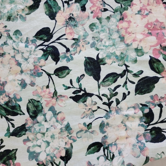 J Jill Love Linen 100% Linen Sleeveless Floral Dress Pockets Spring XS - Picture 15 of 15